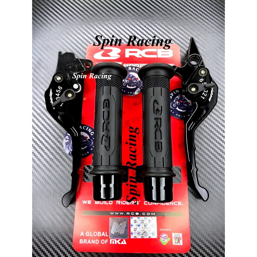 RCB Original Handgrip RCB HG77 + Jalu Stang BULAT model ARM AKN CNC + Handle Rem Stelan CNC Handgrip