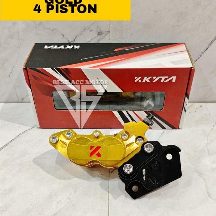 Kaliper Ktc Kyta 4 Piston Nmax Old New Aerox 155 Mio Smile Mio Soul Kaliper Depan Nmax Aerox Mio Ktc