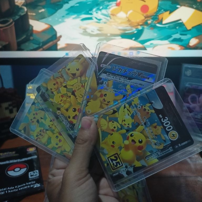 Pikachu V-Union Japanese Set Pokemon TCG 25th Celebrations