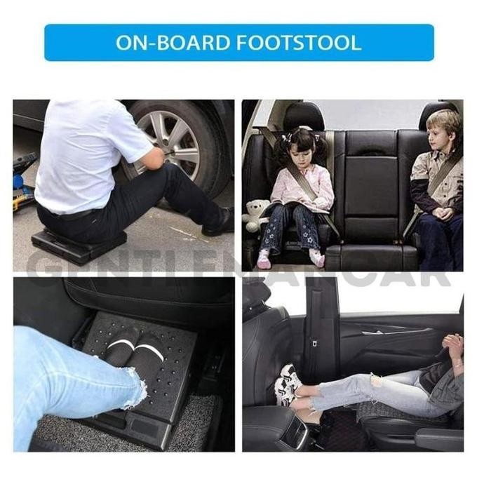 Car Footrest Portable Sandaran Tatakan Kaki Bantal Mobil Foot Rest