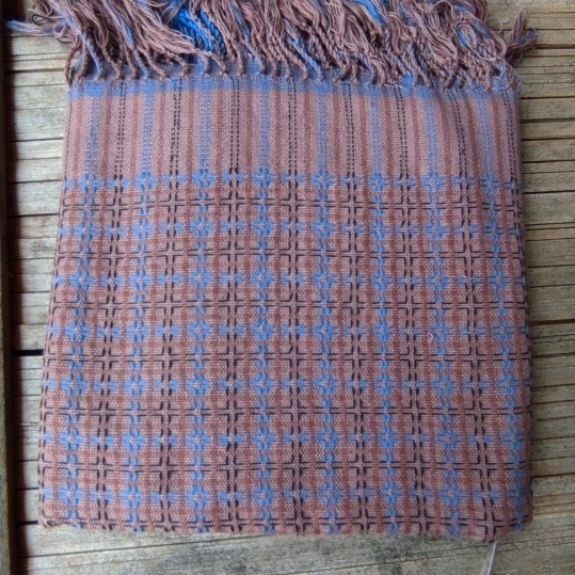 kain tenun baduy motif full warna sintetis
