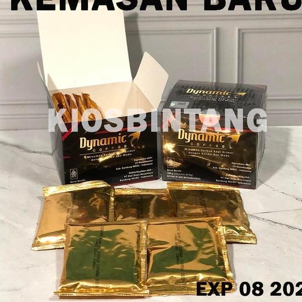 Dynamic Kopi Ginseng Original - Minuman Kopi dengan Serbuk Ginseng & Bahan Herbal - Stok Terbaru - E