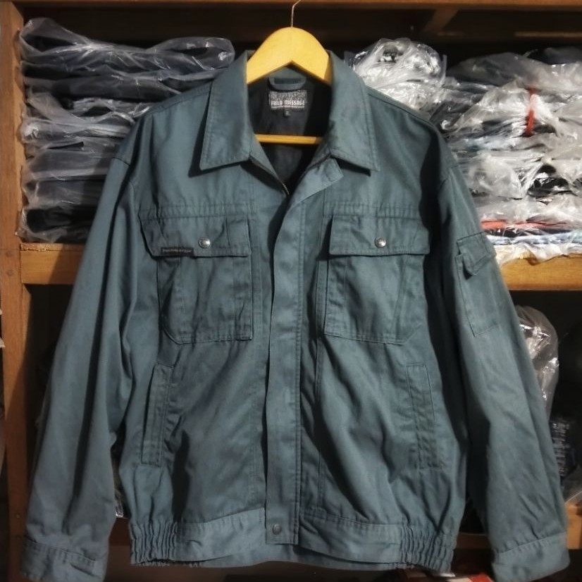 Work Jaket Field Message Jaket Kasual Berkerah Field Message