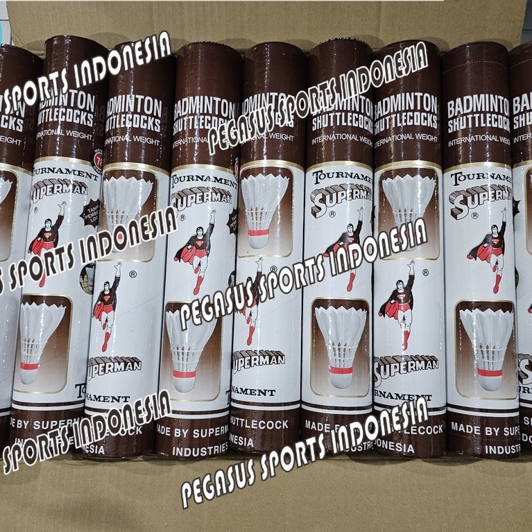 Shuttlecock Superman Coklat / Cock Superman Coklat / Kok Superman Coklat Original