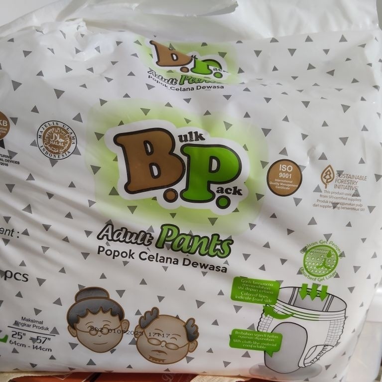 pampers dewasa lansia BP xL12