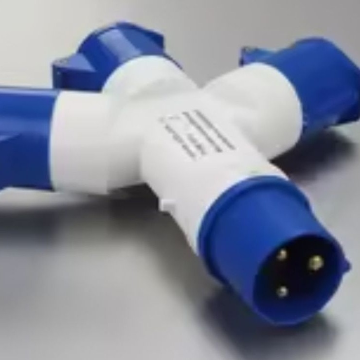industrial power socket splitter cabang electrikal industrial socket 3 pin 16A 3 pin 32A 4 pin 16A 4