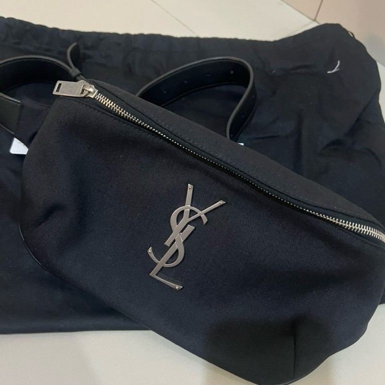 NEW ORIGINAL SLING BAG YSL BLACK MAN