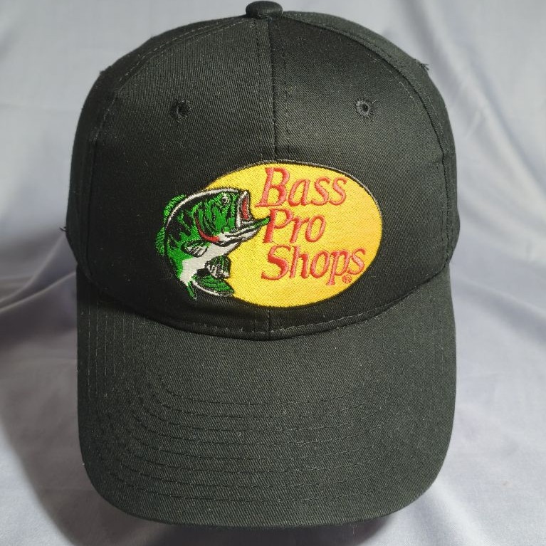 Topi Cap Baseball Bass Pro Shops Bordir hitam