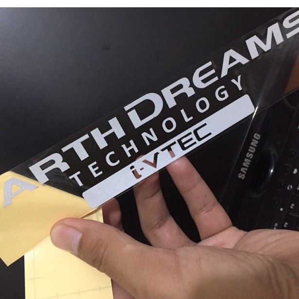 sticker stiker EARTH DREAMS