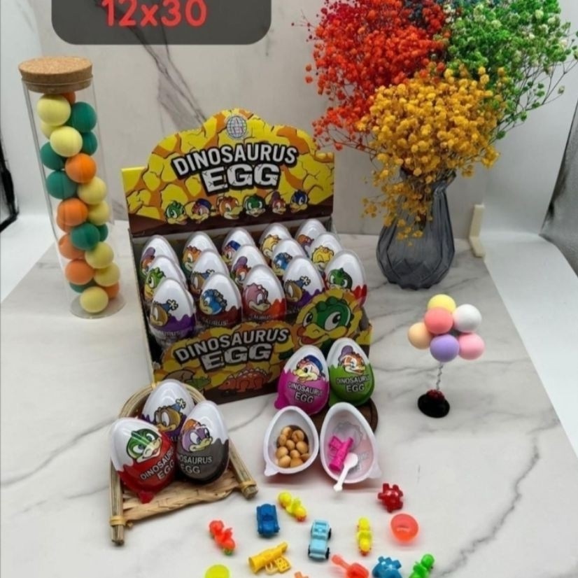 Coklat Dinosaurus egg Isi 30 Pcs