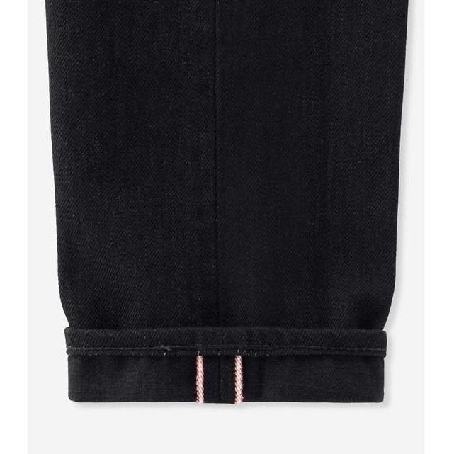 Momotaro Jeans #200 Tapered Fit - Classic 15.7oz Black Selvedge MMJZ1201 Zipper Fly