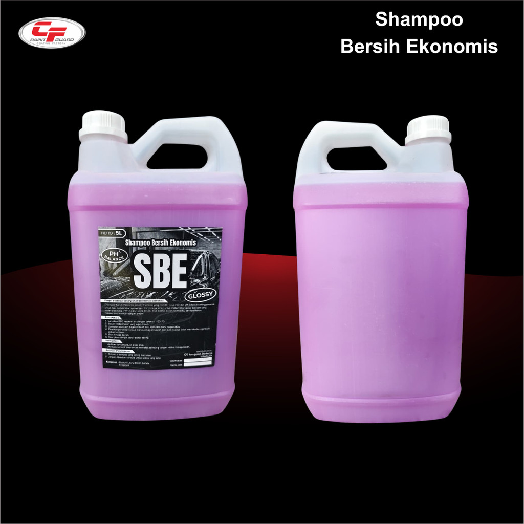 SBE Shampoo Bersih Ekonomis dengan busa mild dan pH balance 5L