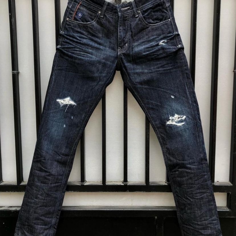 Celana Panjang Distro Pria sobek sobek ~ Celana Panjang Jeans Fashion Lecaso Denim ~ Celana Pria Dis