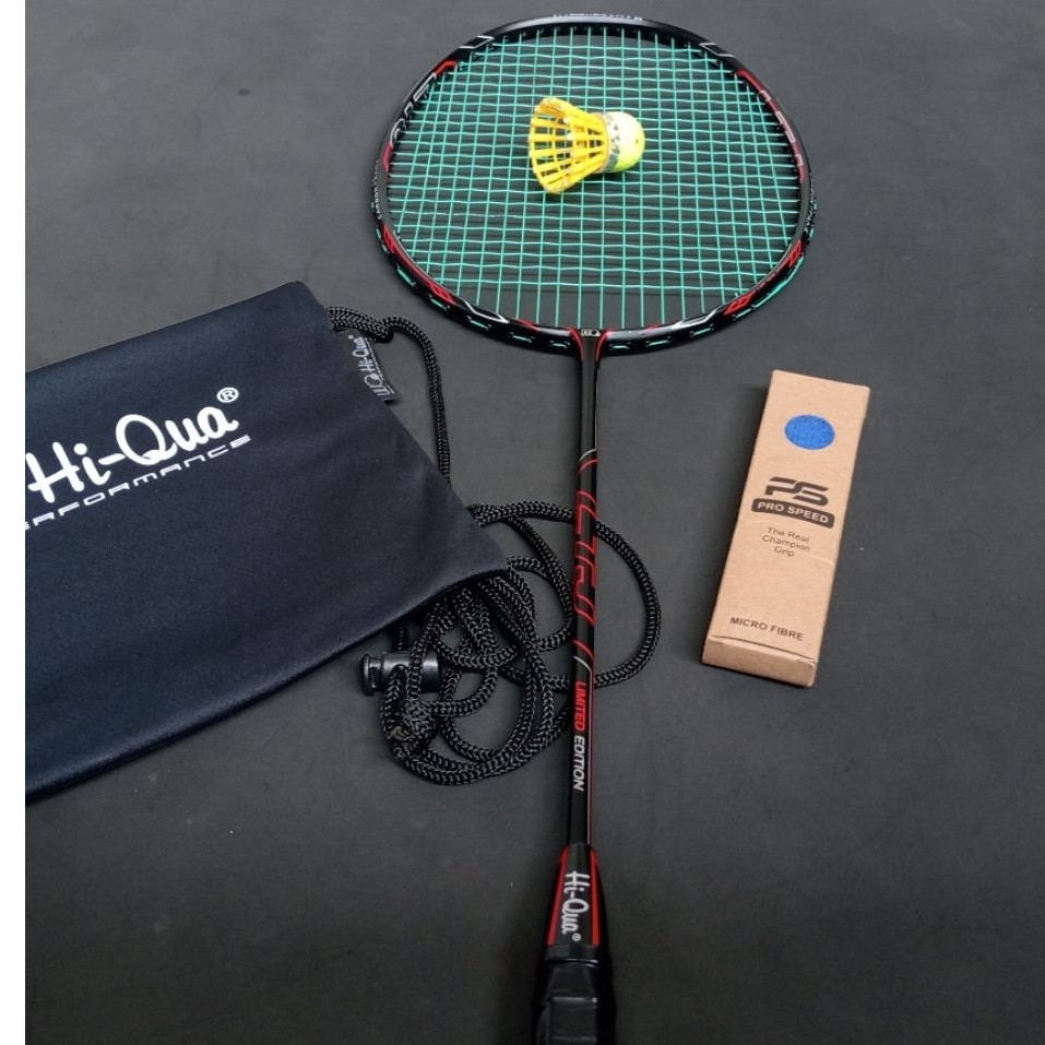 Raket badminton bulutangkis bekas second original hiqua ltj addicted