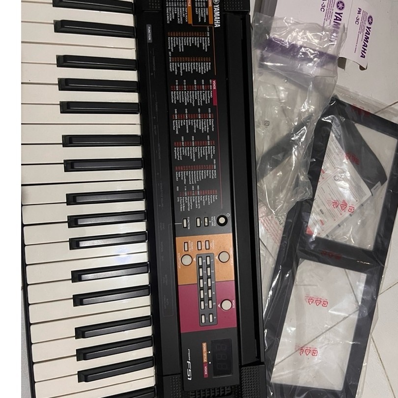 yamaha keyboard psr f51 (bonus stand keyboard) - preloved / second