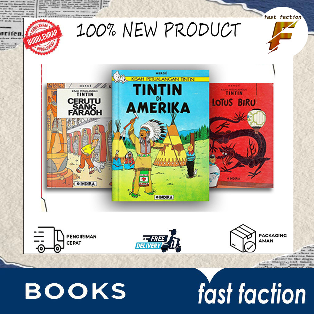 "Buku Kisah Petualangan Tintin" [24 Series} - DailyBook