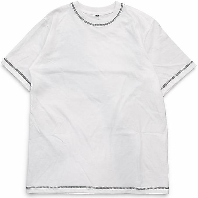 Riore- Mono Vol 1 Basic Kaos Pria Hitam Putih Desain Sederhana Nyaman Sehari-Hari Bahan Cotton Combe