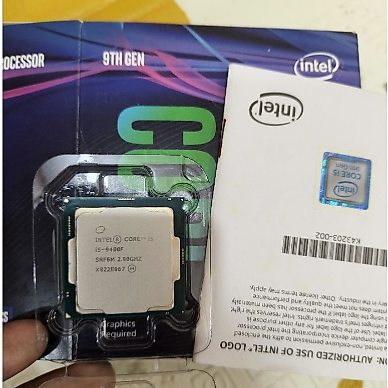 prosesor i5 9400f second