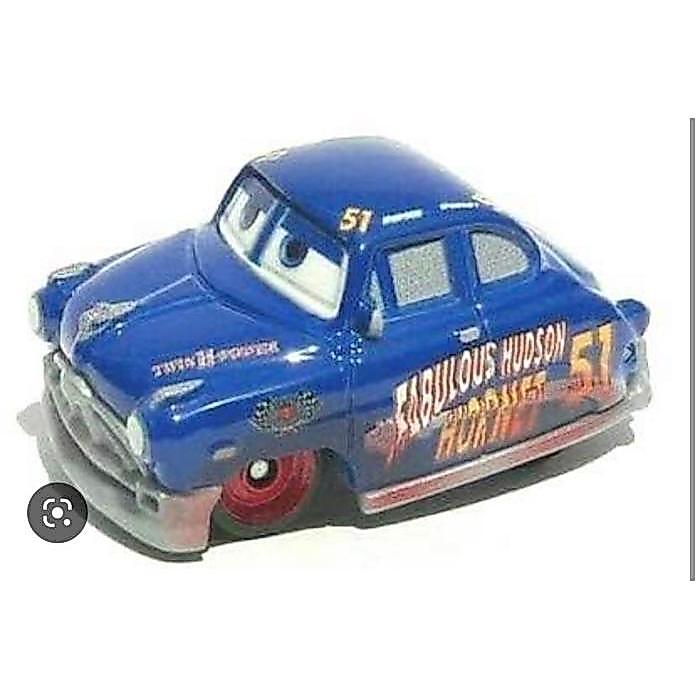 Disney mini cars racer dirt track fabulous hudson hornet diecast