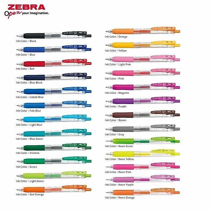 Zebra Sarasa Clip 0,5 / Pulpen Gel Sarasa Clip Zebra 0,5