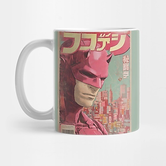 Retro Daredevil Japanese Magazine - Daredevil Tea Mug