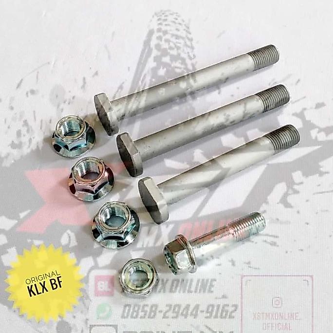 Baut unitrack klx 150 dan mono klx lengkap mur