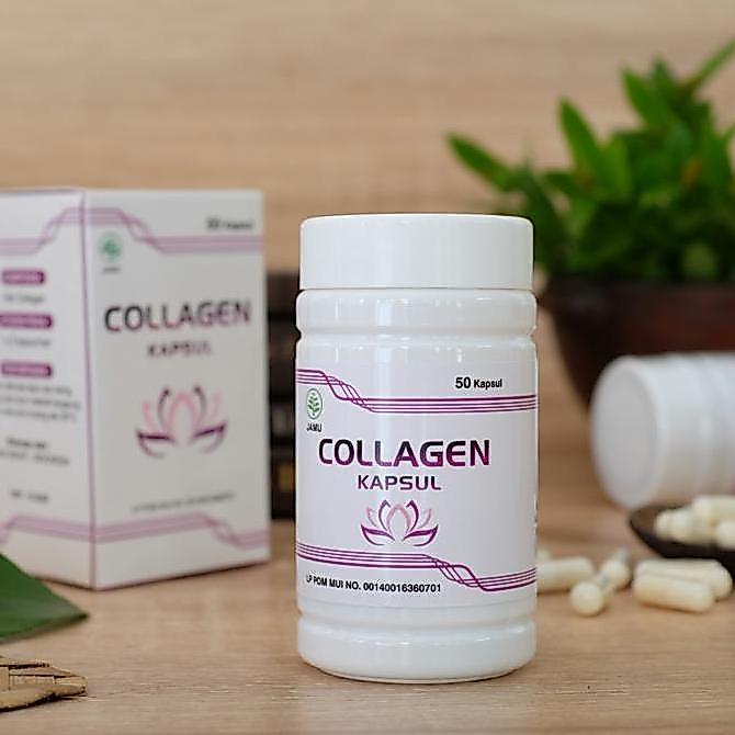 Kapsul Kolagen Fish Collagen Colagen isi 50 kapsul