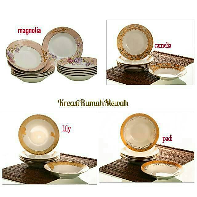plate 9" B179  Piring makan Vicenza (6 pcs)