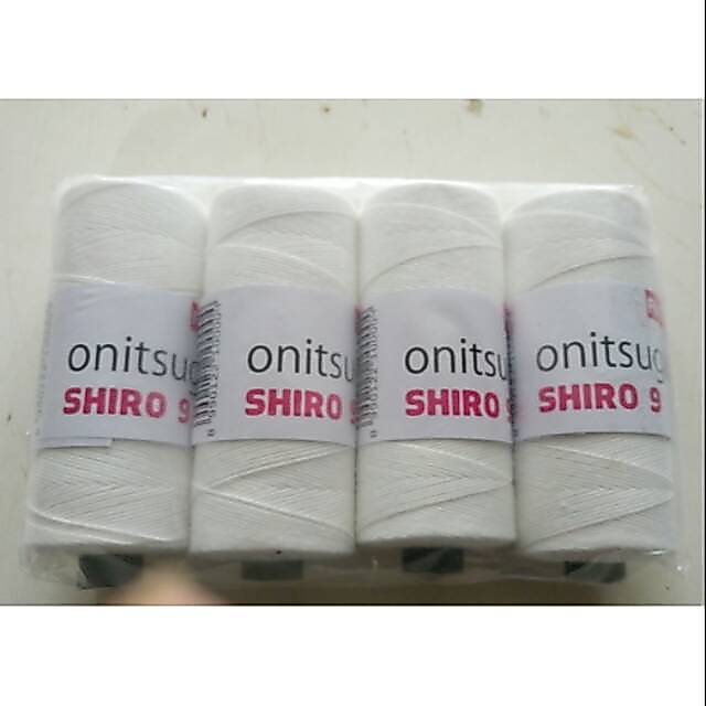 Benang rajut jala/benang rajut taplak Onitsuga Shiro 9