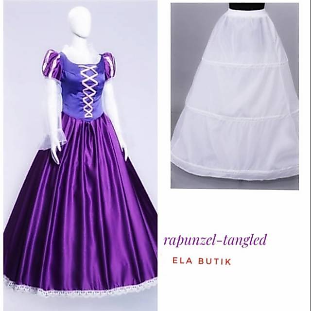 Kostum rapunzel-dewasa-kostum tangled-halloween