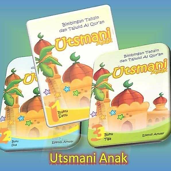 Buku Utsmani Bimbingan Tahsin dan Tajwid Anak dan Dewasa