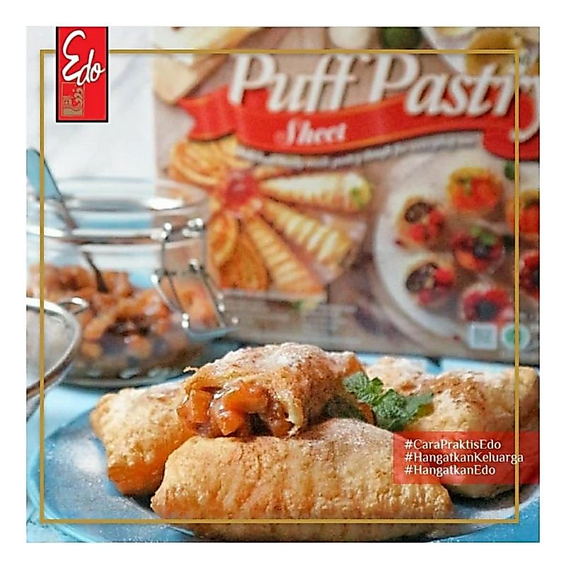 Edo Puff Pastry Kulit Pie 750gr Croffle