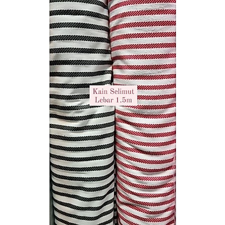 Bahan Kain Selimut Meteran, Bahan Lurik, selimut salur