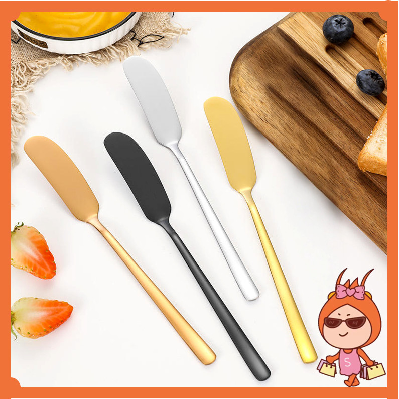 Reseller Welcome - H6864 Pisau Oles Mentega Cream Roti / Butter Stainless Steel Sendok Selai / Pisau