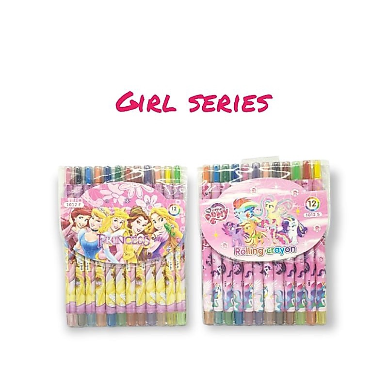 crayon putar 12 warna montana / crayon putar 12 warna murah / crayon putar 12 warna lucu