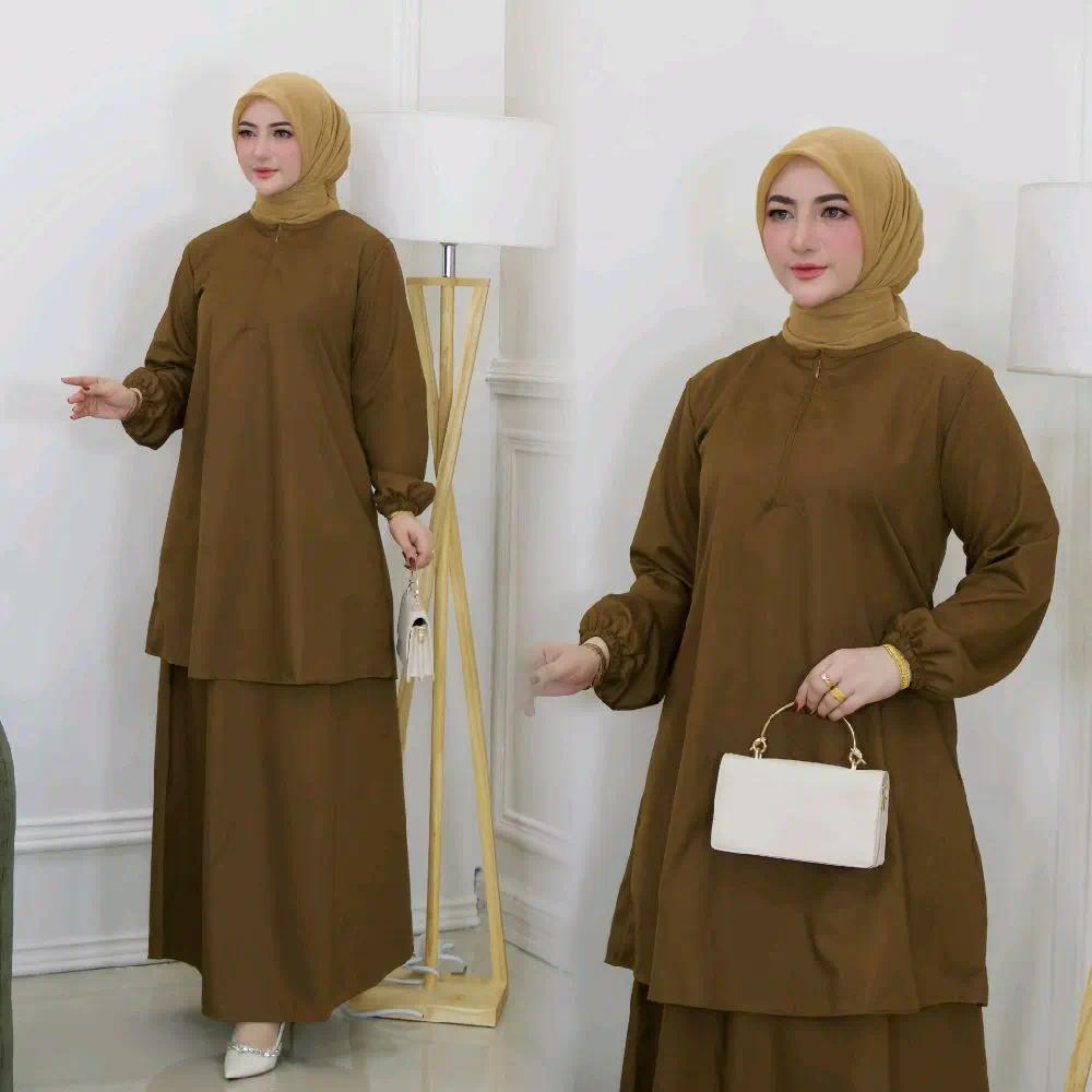 Baju Kerja Wanita Terbaru Setelan rok tunik pemda ASN baju dinas kerja pemda terbaru ALGAZALI