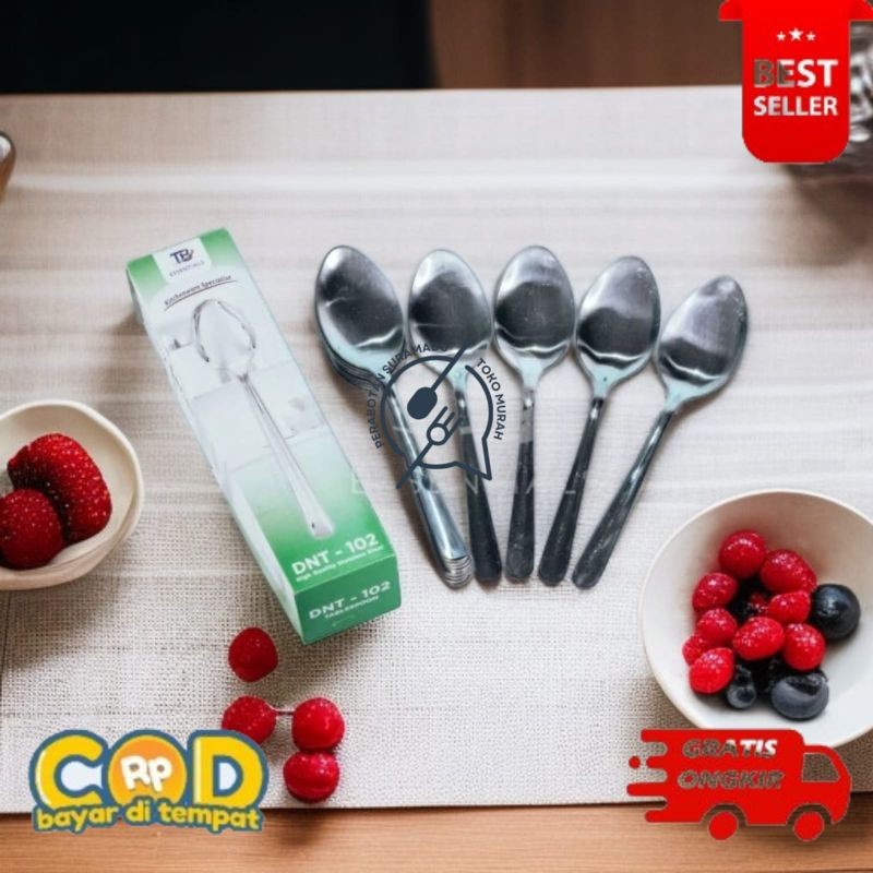 [GS] Sendok Garpu Makan Tebal Stainless Steel DNT-102