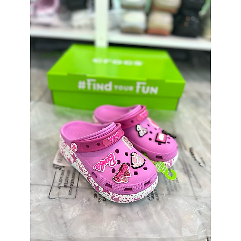 Crocs crush Barbie cutie anak / Sandal anak crocs crush clog barbie / Crocs barbie anak