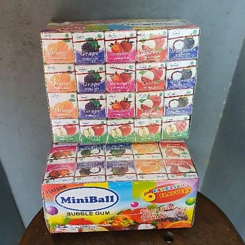 Batman - Permen Karet Miniball Pak (Bubble Gum) isi 100pc