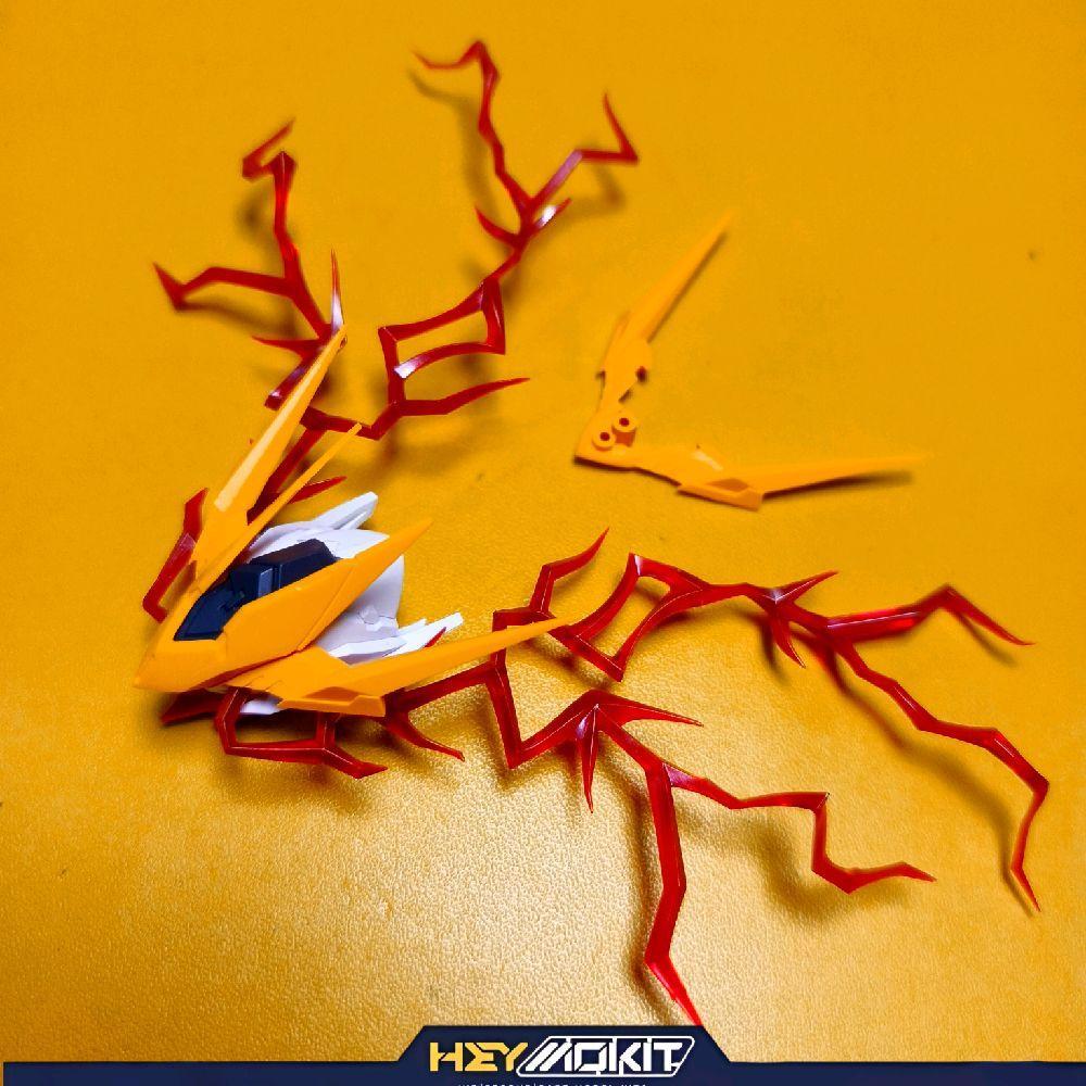 MG 1/100 LUNAVOR FENRIR BARBATOS LUPUS REX MODELKIT PART HEAD FACE VFIN + EFFECT MODELKIT