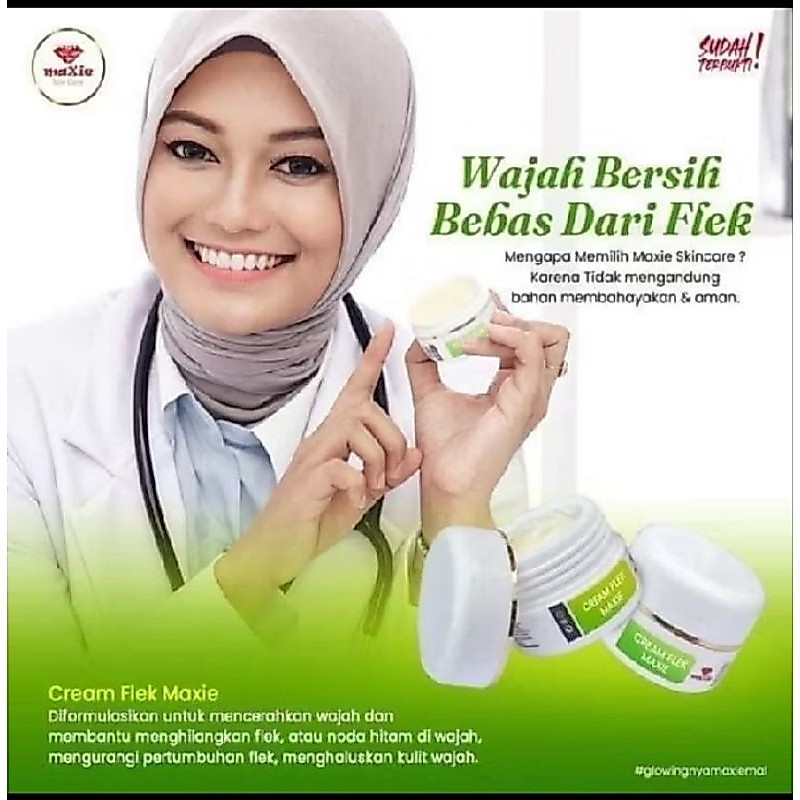 COD MAXIE GLOWING NIGHT CREAM/CREM FLEK HITAM BPOM
