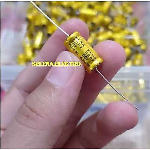 Harga per 10pcs Elco ELNA Non Polar 50v 4,7uF kapasitor tweeter merk ELNA