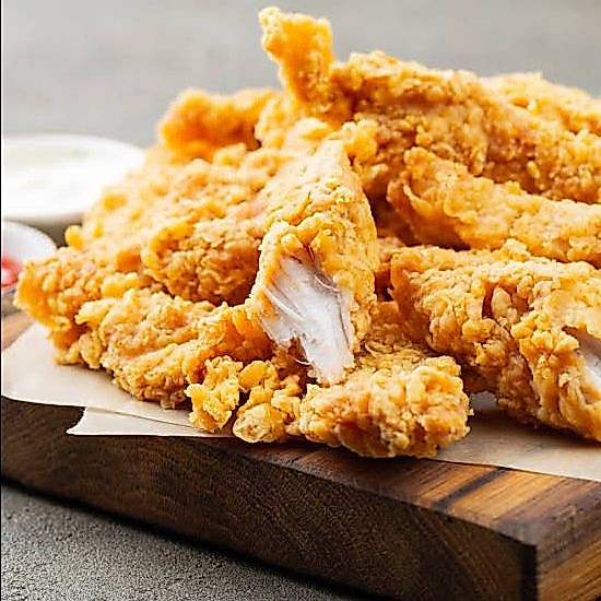 chicken strip premium ukuran 700 gr/ chicken crispy/Ayam fillet crispy 700gr