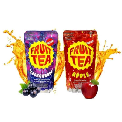 [1 DUS] Fruit Tea Sosro Pouch 230 ml Isi 24 Pcs - Minuman Teh Rasa Buah--