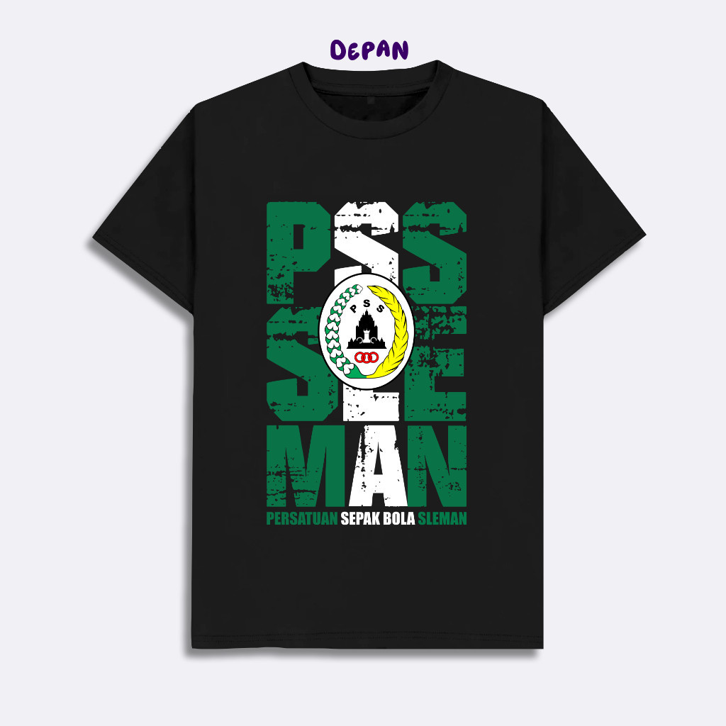 Kaos PSS Sleman Logo Baju Distro Suporter Bola PSS Sleman