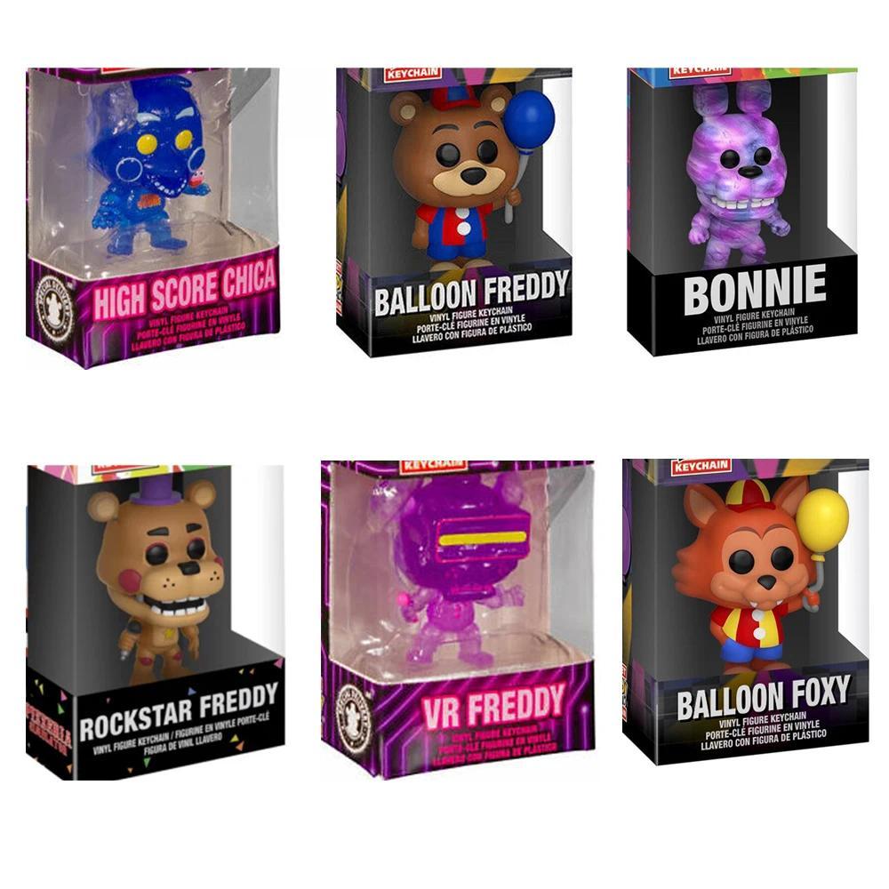 Pocket Keyain Collection Toys Freddy Bonnie High Score ico FNAF Figure