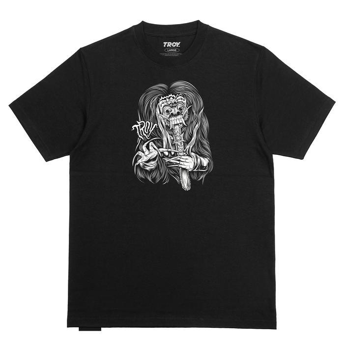 Troy Company Tshirt Kaos Hitam Leak Rangda MT 2186 - S