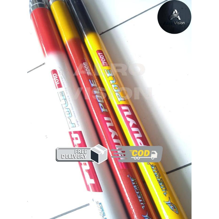 Joran Tegek Pole Rod 5 7 8 10 12 meter Puyu Pole Rod - 10m