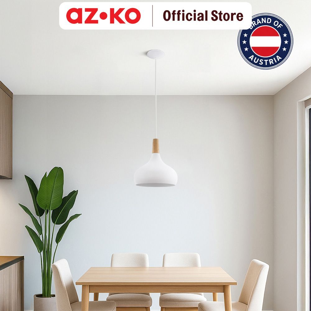 AZKO Eglo Sabinar Lampu Gantung Hias D28 - Putih Chandelier Lamp Decorations Lighting Plafon Light D