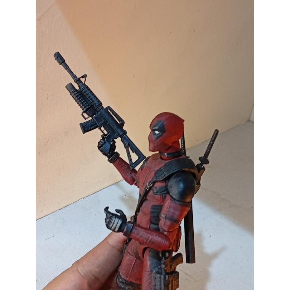 Miniature acc accessories Aksesoris V2 M16 Punisher GI Joe untuk Kitbash Action Figure Marvel Legend